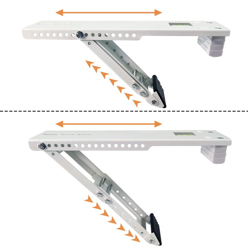 Foozet Window Air Conditioner Support Bracket Heavy Duty, Up to 165 lbs, Fits Up to 24K btu A/C Unit - Image 3